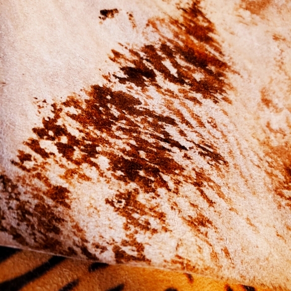 MAURIZIO TAIUTI Leopard Print Calf Hair Blk LTR Messenger- EUC - Picture 5 of 11